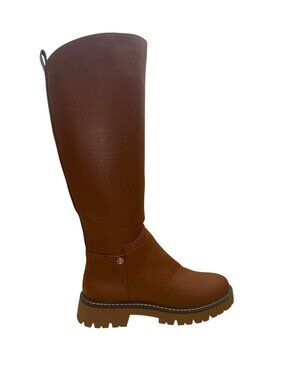 Giani Bernini Women’s Brown All-Man-Made Lug-Sole Jordyy Knee High Boots Size 8M